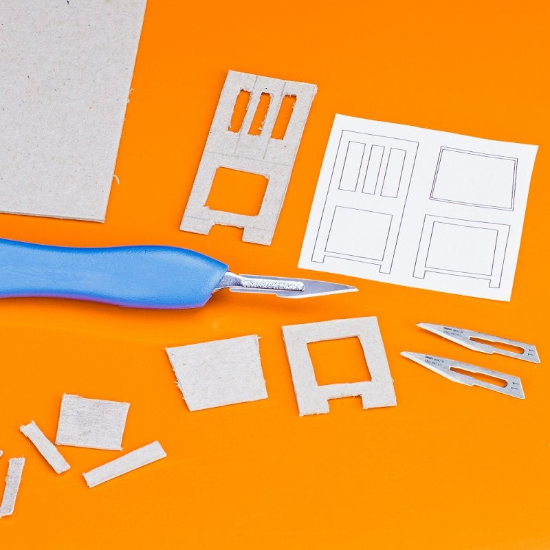 Modelcraft PKN5002-11 Plastic Scalpel Handle &amp;amp; #11 blades x 5 – zdjęcie 3