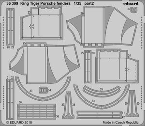 Eduard BIG3594 King Tiger Porsche 1/35 MENG – Bild 2