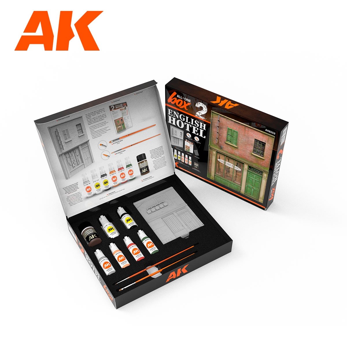 AK Interactive AK8253 ALL IN ONE SET -BOX 2 – ENGLISH HOTEL – Bild 2
