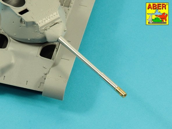 Aber 35L-285 Lufa 90mm M-36 z cylindrycznym hamulcem do amerykanskiego czołgu M47 Patton z pokrowcem na jarzmo 1/35 – Bild 4