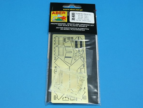 Aber 35A033 Wieża do Kfz.234/1, 140/1, 251/23, 250/9 1/35 – zdjęcie 3