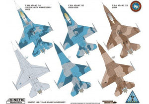 Kinetic K48004 F-16A/B NSWAC AGRESSOR 1/48 – zdjęcie 2