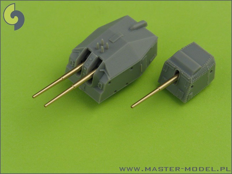 Master SM-350-061 German destroyer Z-39 (1945) - gun barrels set – immagine 4
