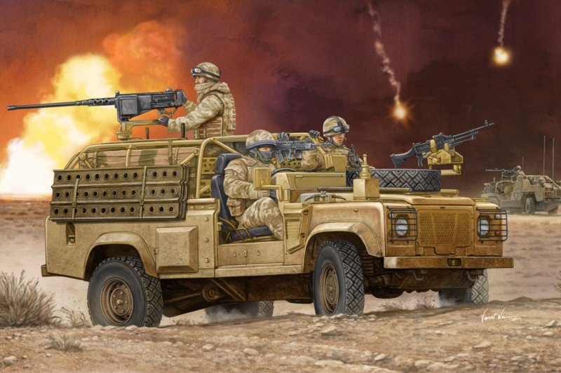 Hobby Boss 82446 Defender XD &amp;#39;Wolf&amp;#39; W.M.I.K. 1/35