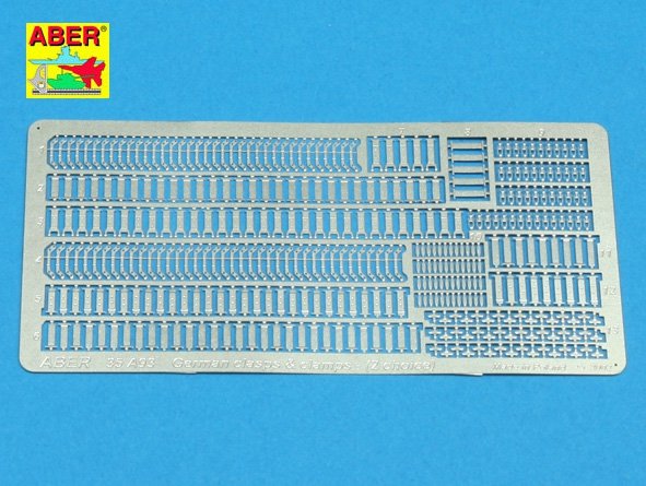 Aber 35A093 German clasps and clamps (2nd choice) 1/35