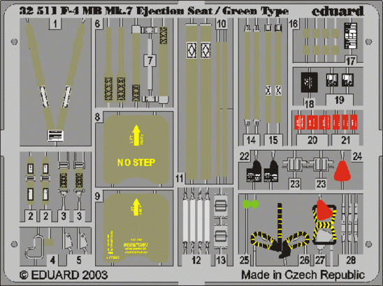 Eduard BIG3202 F-4E 1/32 Tamiya – imagen 5