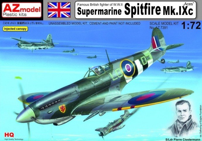 AZ Model AZ7391 Supermarine Spitfire Mk.IXc ,,Aces&amp;#39;&amp;#39; 1/72