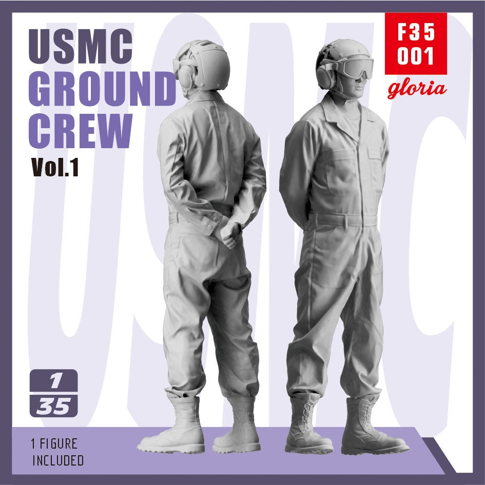 Gloria F35001 USMC Ground Crew Type 1 3D Printed Figures 1/35 – Bild 2