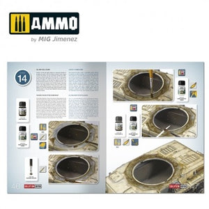 AMMO of Mig Jimenez 6602 SOLUTION BOOK 19 - How to Paint WWII German D.A.K .Vehicles (English, Castellano, Francais, Deutsch) – immagine 6