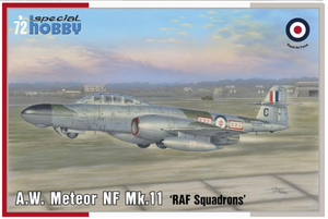 Special Hobby 72437 AWMeteor NF Mk.11 Escadrons de la RAF 1/72