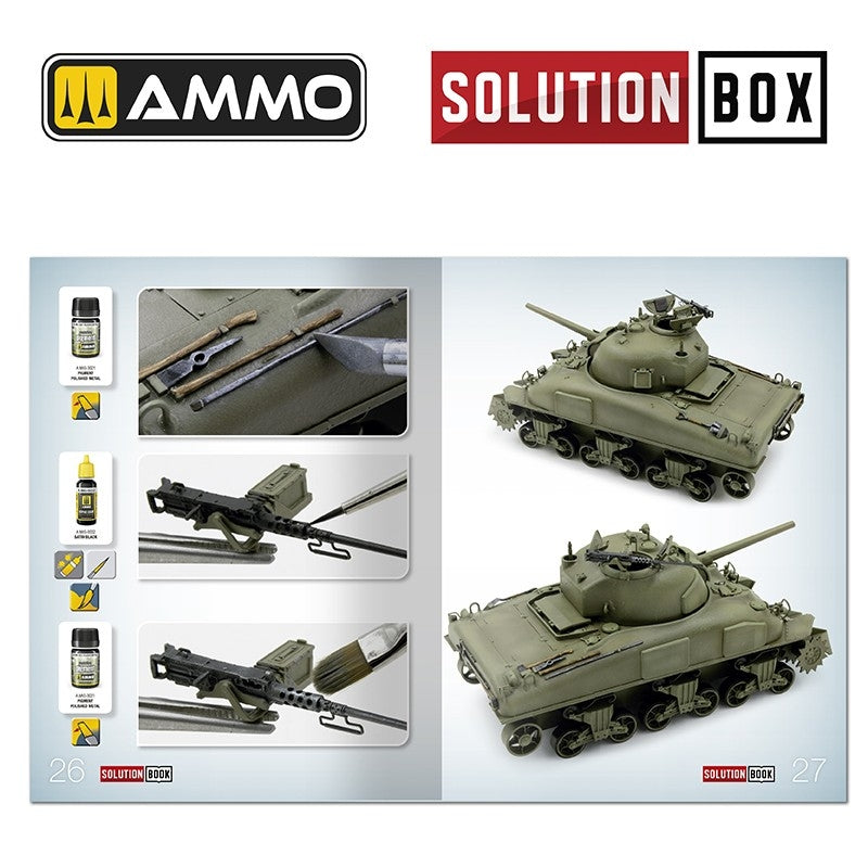 AMMO by Mig Jimenez 7728 SOLUTION BOX 22 – WWII USA ETO. Colors and Weathering System – imagen 8