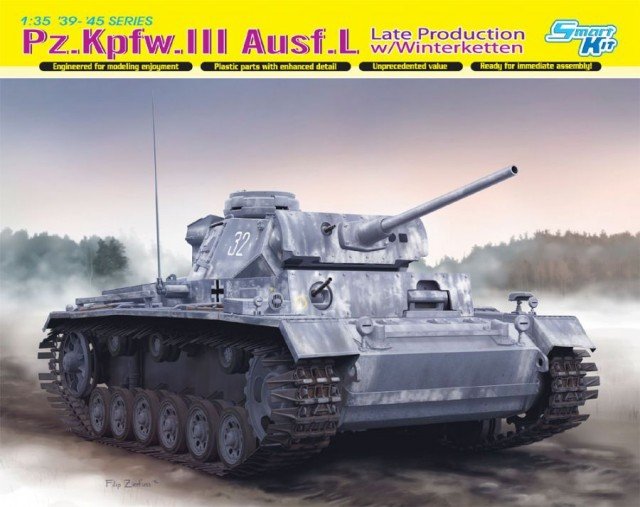 Dragon 6387 Pz.Kpfw.III Ausf.L Production tardive avec Winterketten (1/35)