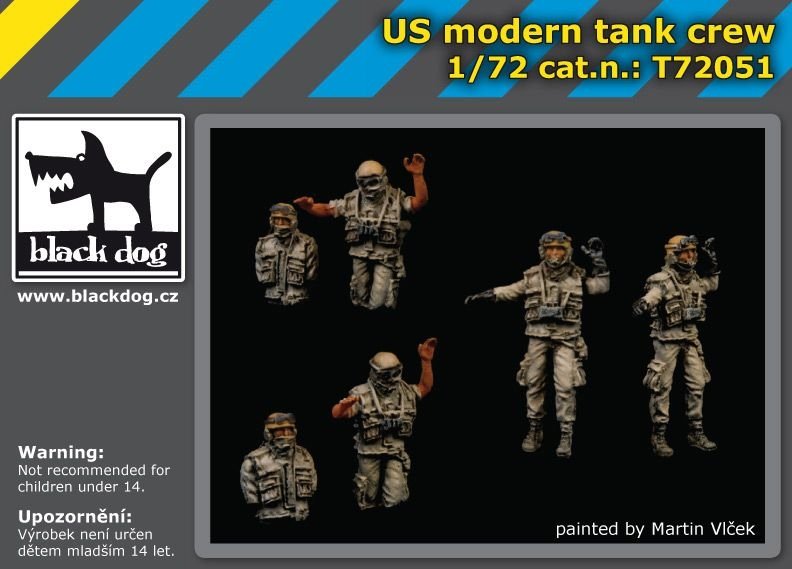 Black Dog T72051 Us modern tank crew 1/72 – immagine 2