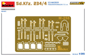 MiniArt 35427 Sd.Kfz. 234/4 SCHWERER PANZERSPÄHWAGEN 7,5 cm. INTERIOR KIT 1/35 – Bild 2
