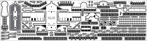Pontos 35011F1 USS BB-63 Missouri BATTLESHIP Detail Up Set 1/350 – immagine 6