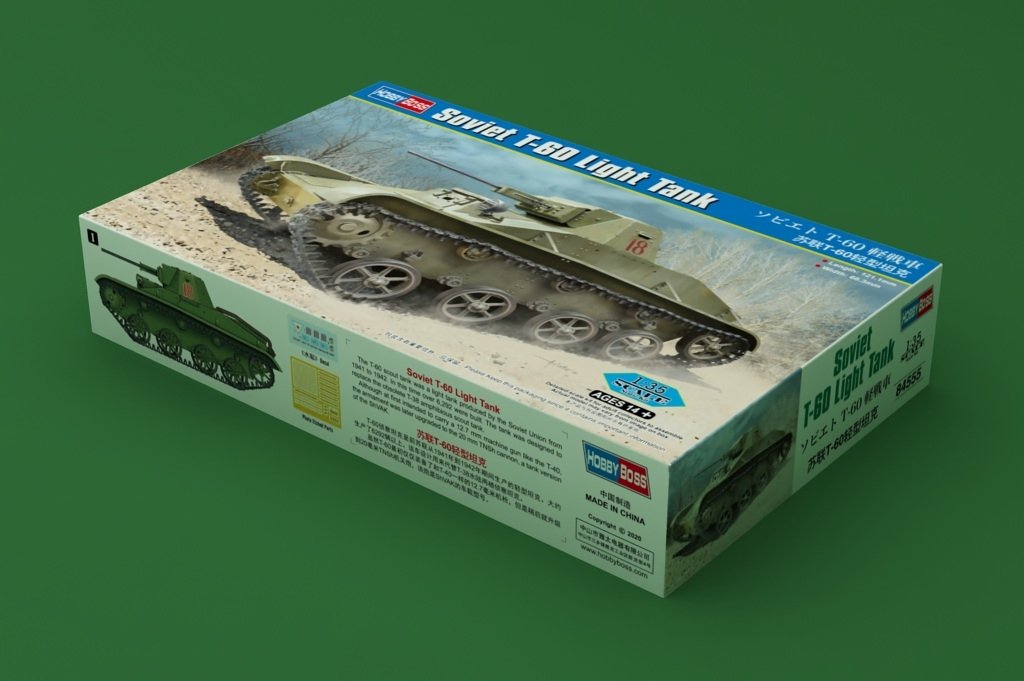 Hobby Boss 84555 Char léger soviétique T-60 1/35 – image 2