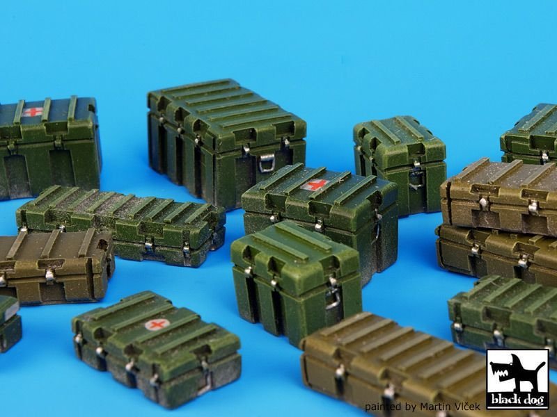 Black Dog T35067 Universal modern plastic boxes accessories set 1/35 – image 4