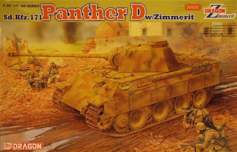 Dragon 6428 Panther D w/Zimmerit 1/35