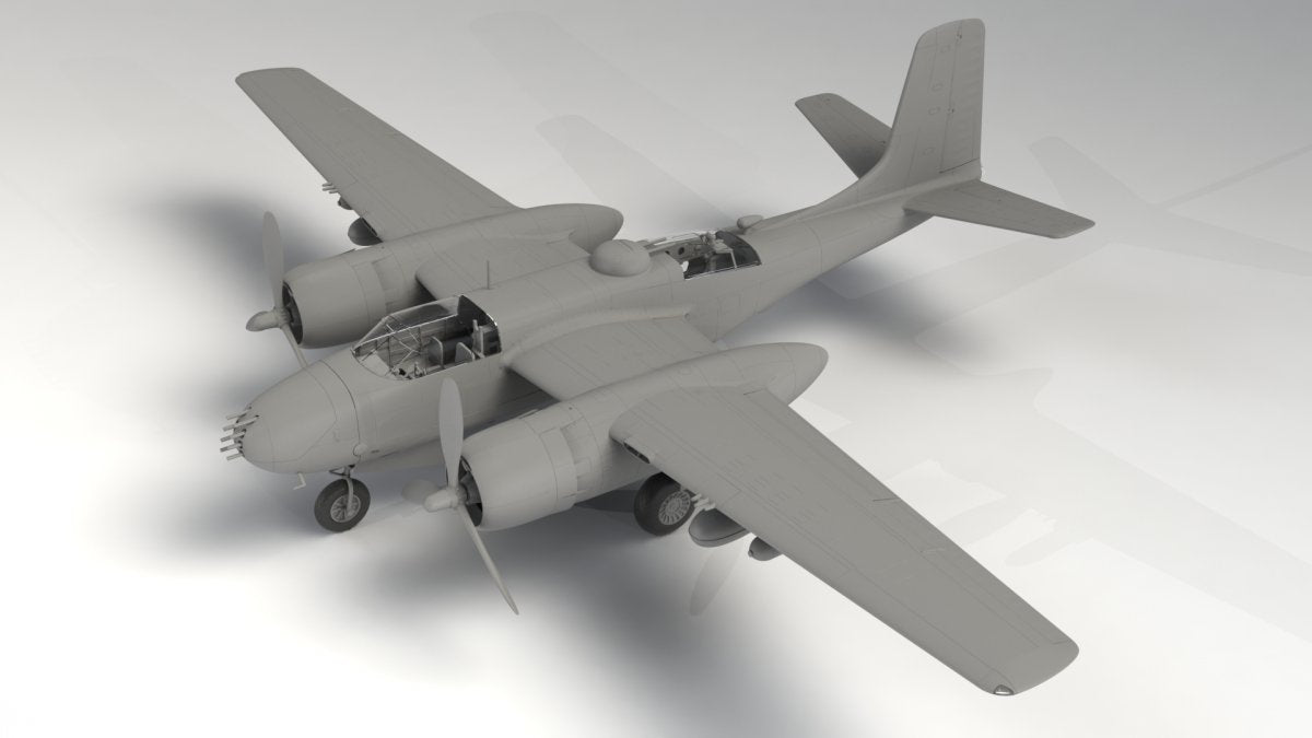 ICM 48285 A-26В Invader Pacific War Theater, WWII American Bomber 1/48 – imagen 6