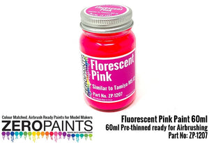 Peinture rose fluorescent Zero Paints ZP-1207 60 ml