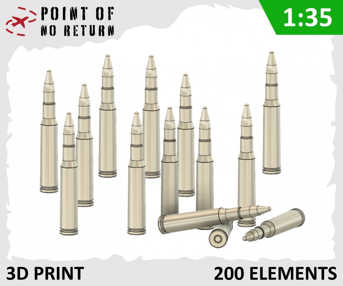 Point of no Return 3522017 Amunicja do M2HB browning 0.5 cala 1/35
