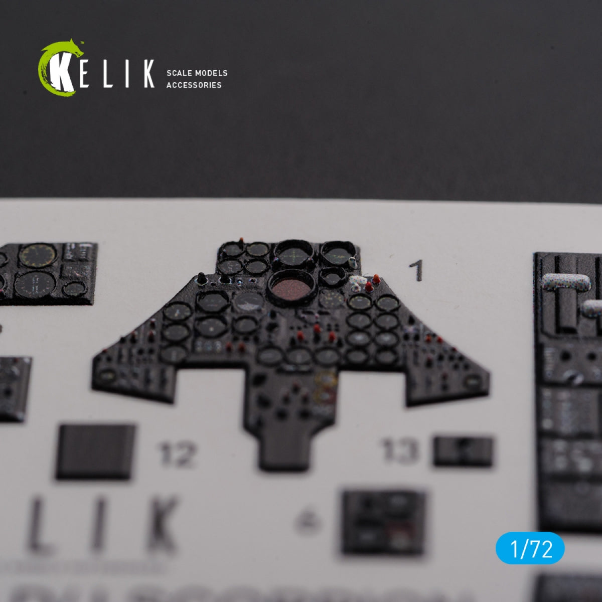 KELIK K72090 F-89 D/J Scorpion interior 3D decals for Revell kit 1/72 – zdjęcie 2
