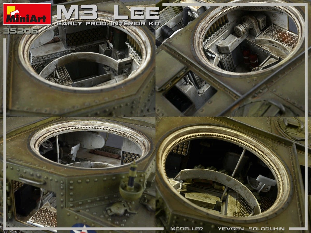 Miniart 35206 M3 Lee early prod. w/interior 1/35 – immagine 20