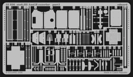 Eduard 35836 StuG. III Ausf. B exterior 1/35 Tamiya – immagine 2