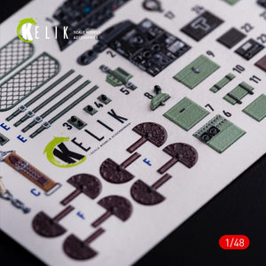 KELIK K48077 Ki-51 Sonia interior 3D decals for WingsyKits kit 1/48 – image 6