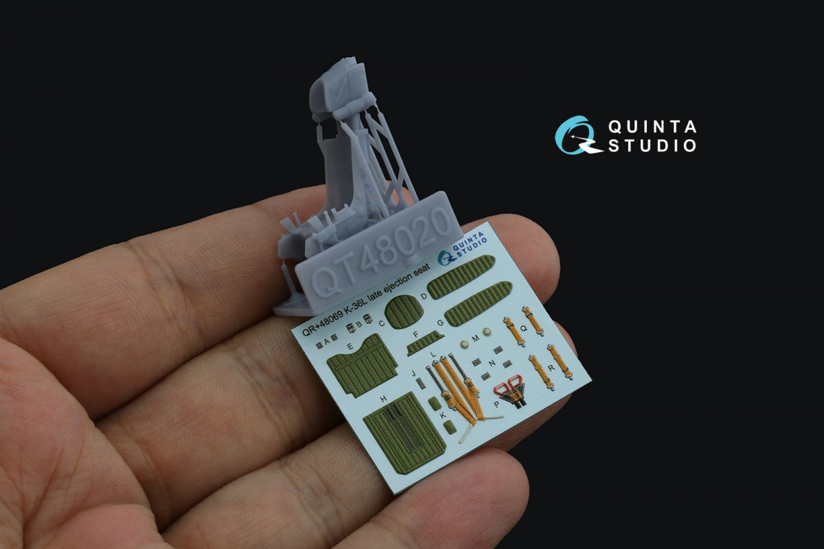 Quinta Studio QR+48069 K-36L (late) ejection seat (for Su-25/Su-25SM aircraft since 2008) (All kits) 1/48 – immagine 2