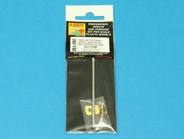 Aber 35L-202 Soviet 76,2mm ZiS-3 barrel for SELF-PROPELLED GUN SU-76M 1/35 – Bild 5