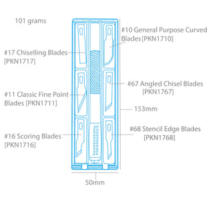 Modelcraft PKN4301-S Soft Grip Craft Knife #1 Set (125mm) – immagine 2