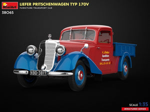 MiniArt 38065 LIEFER PRITSCHENWAGEN TYP 170V. FURNITURE TRANSPORT CAR 1/35 – immagine 3