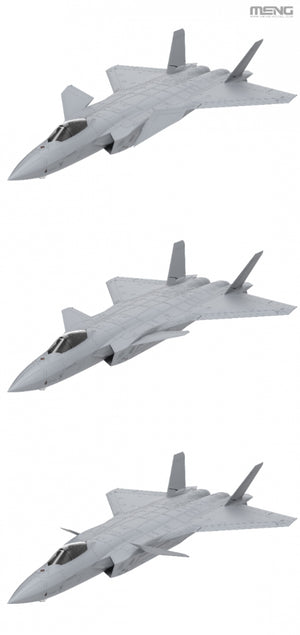 Meng LS-002 Chinese J-20 Stealth Fighter 1/48 – zdjęcie 11