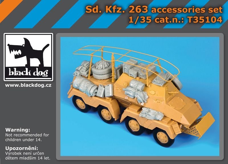 Black Dog T35104 Sd Kfz 263 ensemble d'accessoires 1/35