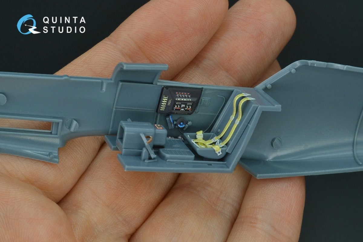 Quinta Studio QD48161 Bf 109G-10 3D-Printed &amp;amp; coloured Interior on decal paper (Eduard) 1/48 – Bild 8