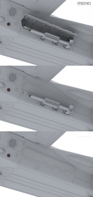 Meng LS-002 Chinese J-20 Stealth Fighter 1/48 – zdjęcie 17