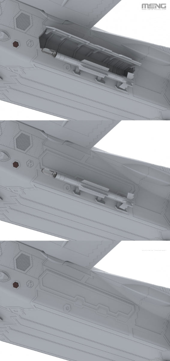 Meng LS-002 Chinese J-20 Stealth Fighter 1/48 – zdjęcie 17