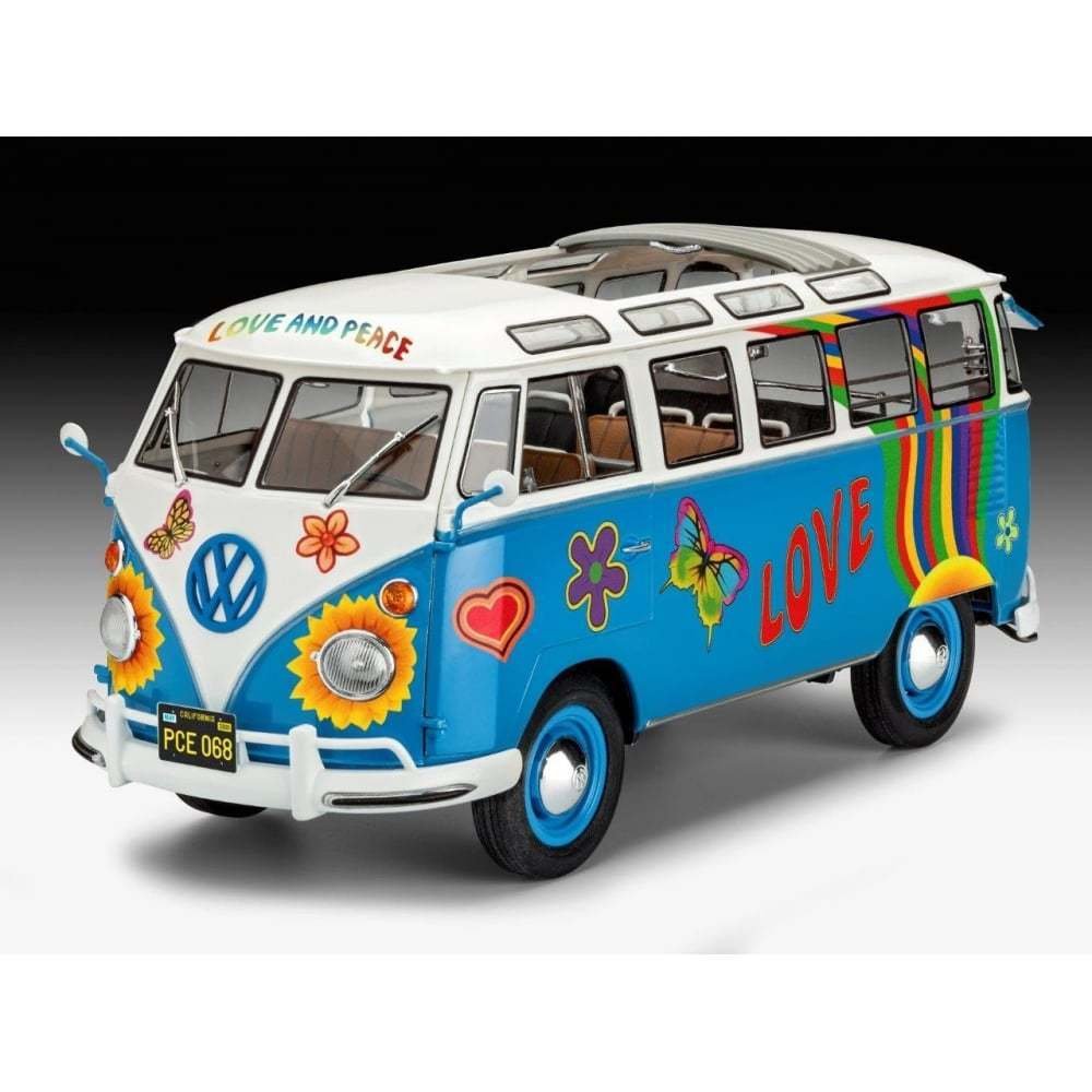 Revell 07050 VW T1 Samba Bus Flower Power 1/24 – immagine 2