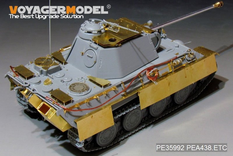 Voyager Model PEA438 WWII German Panther A/G Pz.Rgt.26 Anti Aircraft Armor（For TAKOM 2119/2120/2121) 1/35 – immagine 4