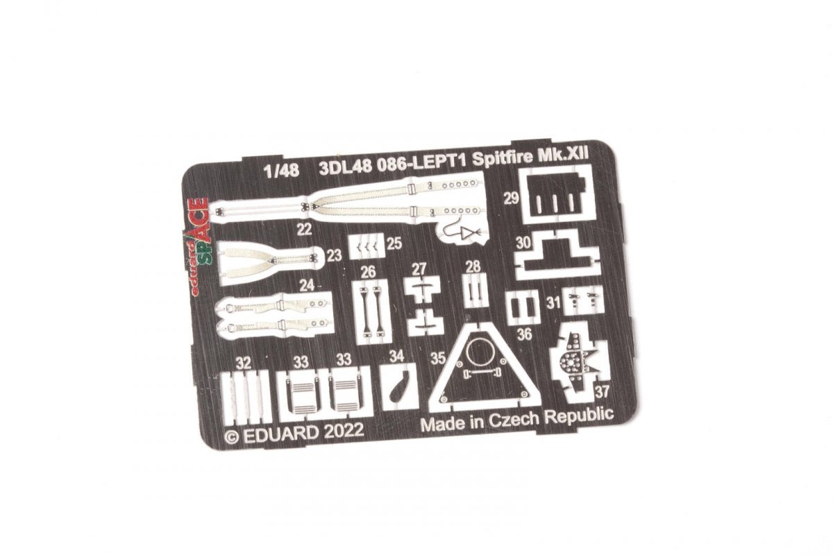 Eduard 3DL48086 Spitfire Mk. XII SPACE AIRFIX 1/48 – imagen 3