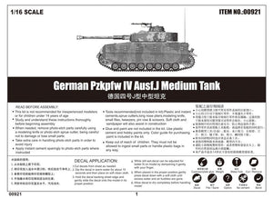 Trumpeter 00921 German Pzkpfw IV Ausf.J Medium 1/16 – zdjęcie 25