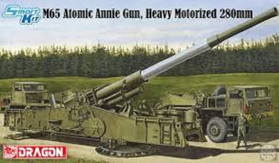 Dragon 7484 M65 Atomic Annie Gun Heavy Motorized 280mm 1/72