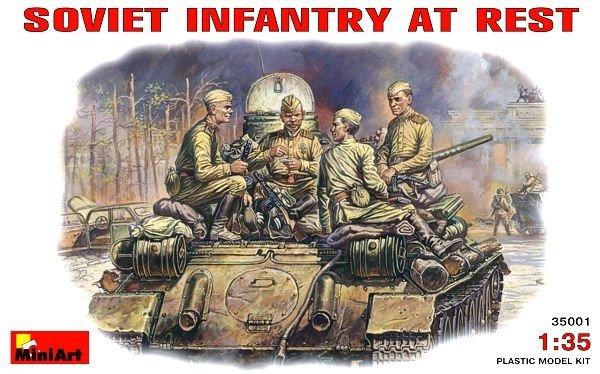 MiniArt 35001 INFANTERIE SOVIETIQUE AU REPOS (1943-45) (1/35)