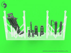 Master GM-35-073 Browning M2HB .50 cal (12,7mm) - do montażu na pierścieniu M49 (karetka D40721 / kołyska D40733 / skrzynka D40731 lub D90078) 1/35 – zdjęcie 14