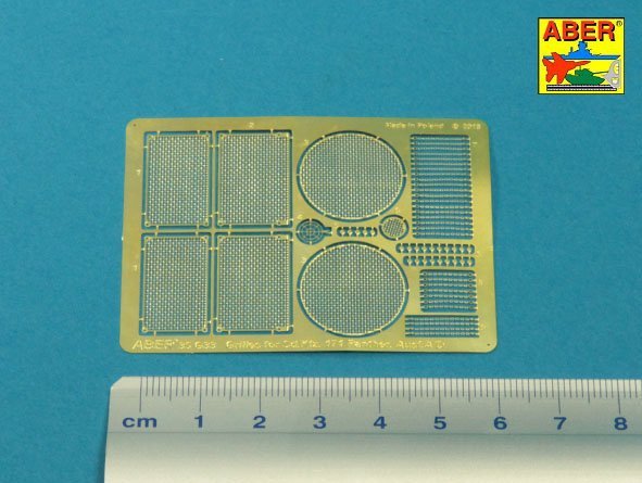 Aber 35G33 PzKpfw V Ausf.A (Sd.Kfz.181) GRILLES 1/35 – immagine 2