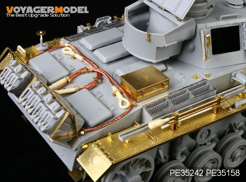 Voyager Model PE35242 WWII German Pz.Kpfw.III Ausf.N sPz.Abt 501 Afrika For DRAGON 6431 1/35 – Bild 5