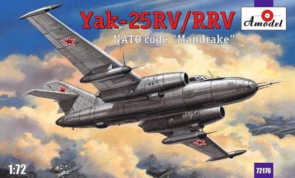 A-Model 72176 Yakovlev Yak-25 RV / RVV - Mandrake 1/72