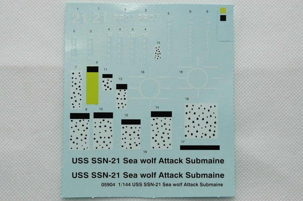 Trumpeter 05904 USS SSN-21 Sea wolf Attack Submarine 1/144 – zdjęcie 2