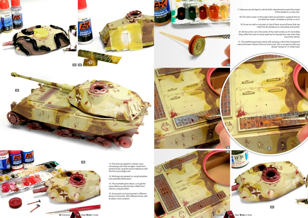 AK Interactive AK246 PAPER PANZER: PROTOTYPES &amp;amp; WHAT IF TANKS (ENGLISH) – immagine 4
